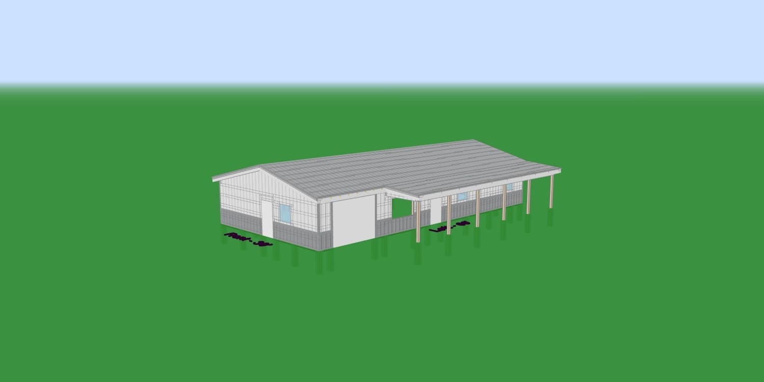 30x60 Farm Shop - shop in Mulhall, Oklahoma
