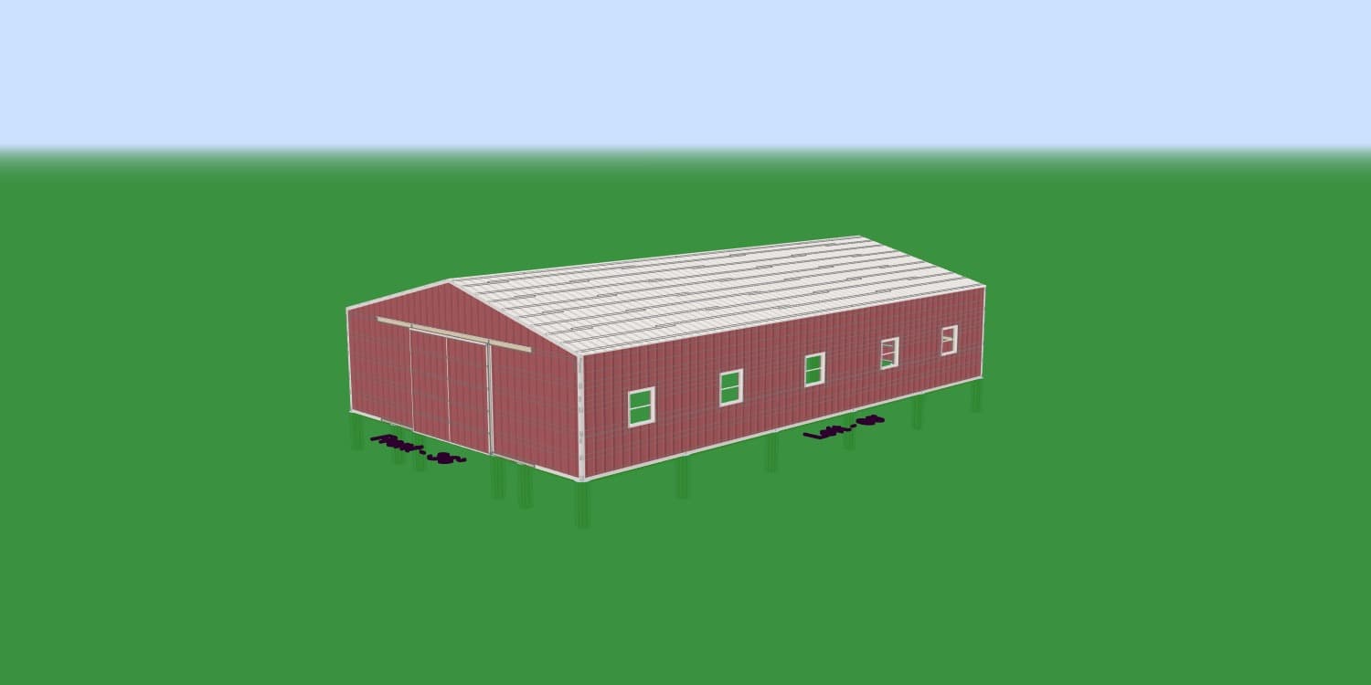 36x60 Metal Shop Building - shop in Ponca City, Oklahoma